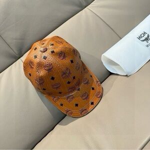 MCM Brown Signature Hat
